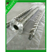 Extruder bimetallic screw barrel